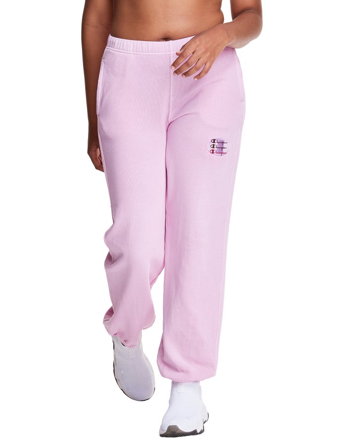 Pantalon Chandal Champion Mujer - Lightweight Fleece ( Rosas ) 9724068-HC